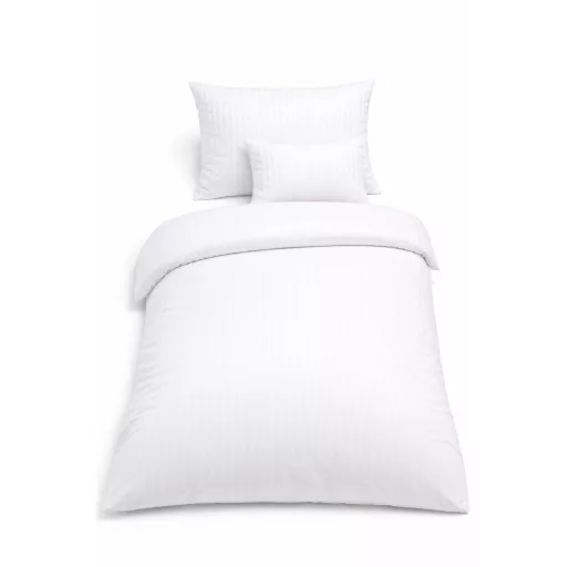 Damask bedding set 100% cotton with 140 x 220 cm duvet cover