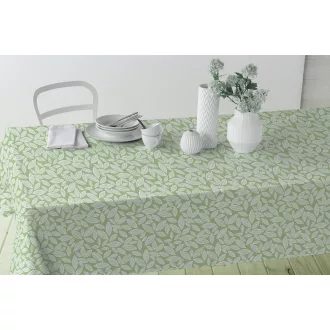   Prémium impregnált modern asztalterítő 140 x 150 - DRACO zöld - extra hatású