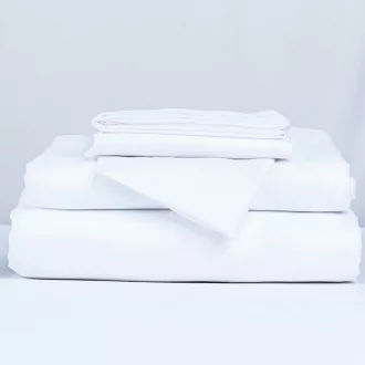Snow White satin 100% cotton sheet 110 x 150