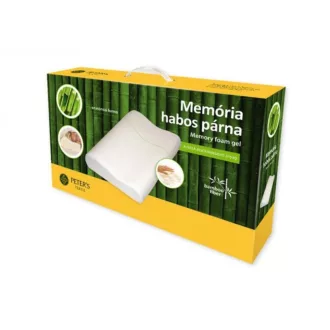 Memóriahabos anatómiai párna bambuszos huzatban