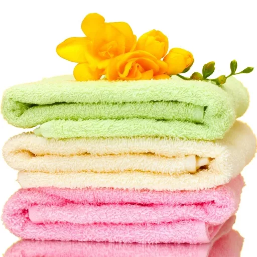 Frottír rózsaszin törölköző 70 x 130 méretben