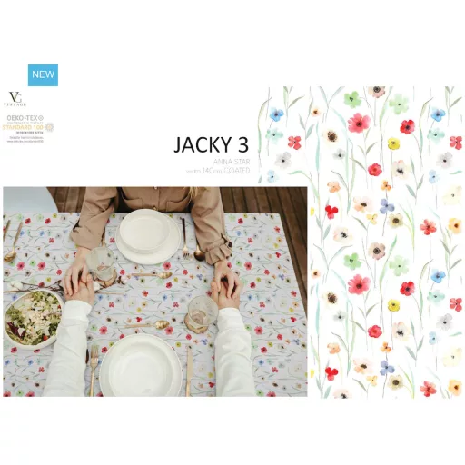 Prémium impregnált modern asztalterítő - JACKY