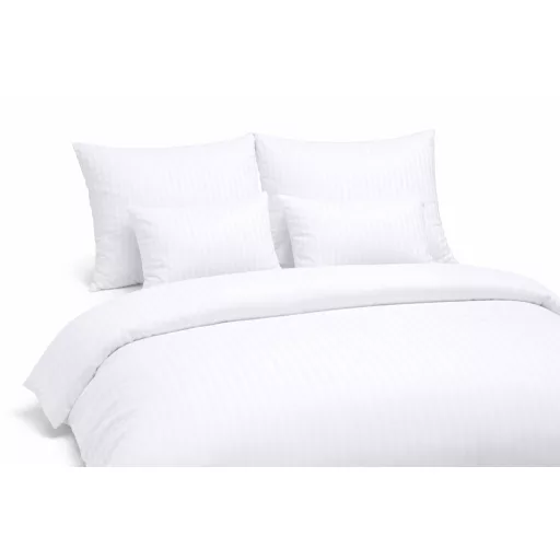 Double Size 5-Piece Damask Set with Large Pillowcases