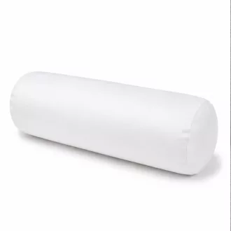   Hengerpárna huzat 15Ø x 40 cm méretben pamut szatén hófehér