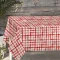 Prémium impregnált modern asztalterítő - 140 x 200 - VEDA RED
