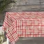 Prémium impregnált modern asztalterítő - 140 x 150 - VEDA RED