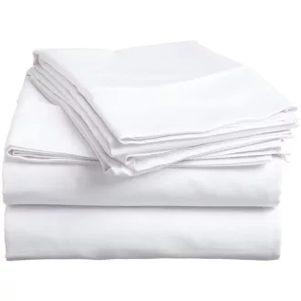 Cotton canvas flat sheet 180 x 240 cm