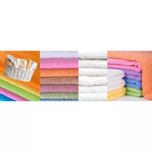 Terry fitted sheet in selectable sizes and colors