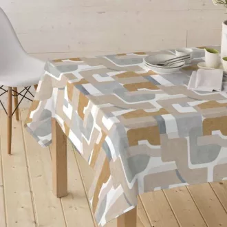   Prémium impregnált modern asztalterítő - 140 x 150 - RUNNY OCRE