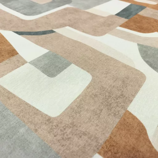 Prémium impregnált modern asztalterítő - 140 x 150 - RUNNY OCRE