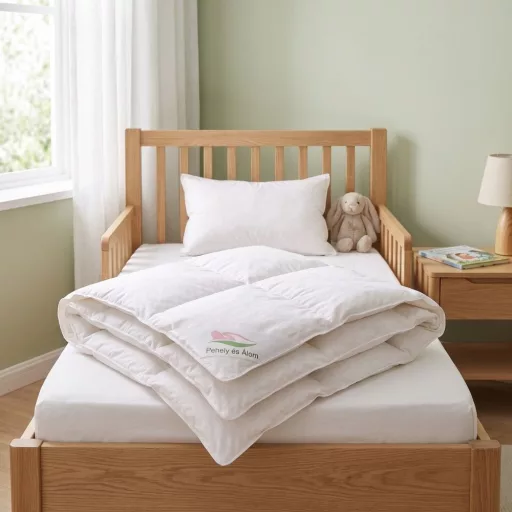 90-100% down content 90 x 130 children’s summer down duvet